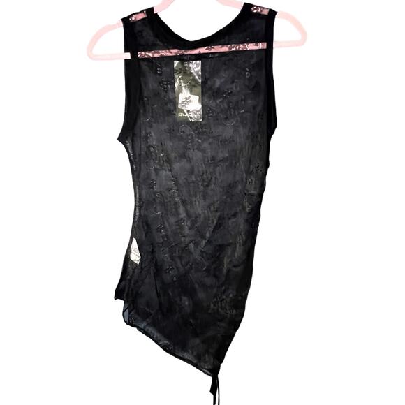 New Diabless Sheer Swimsuit Cover up Women's Size Med/Large Lace Feminine Fitted - Picture 1 of 8
